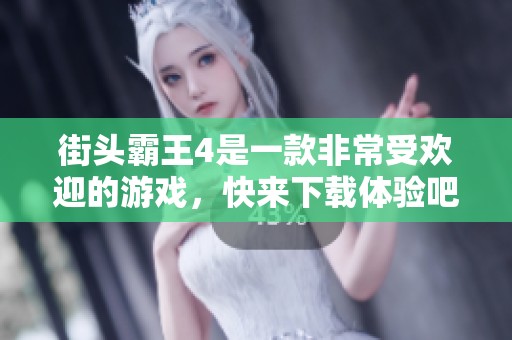 街头霸王4是一款非常受欢迎的游戏，快来下载体验吧！