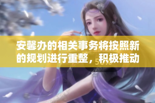 安馨办的相关事务将按照新的规划进行重整，积极推动未来的发展进程。