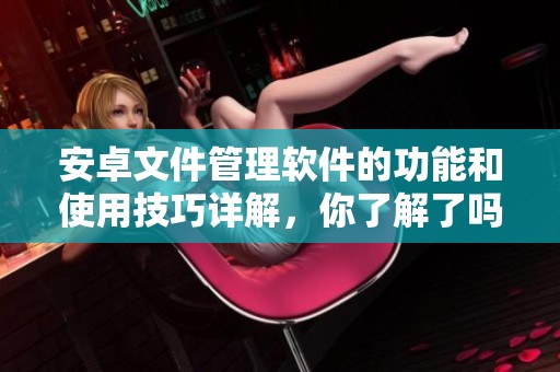 安卓文件管理软件的功能和使用技巧详解，你了解了吗