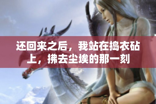 还回来之后，我站在捣衣砧上，拂去尘埃的那一刻