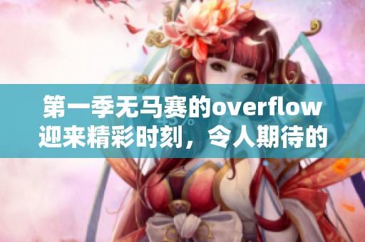第一季无马赛的overflow迎来精彩时刻，令人期待的剧情究竟如何发展
