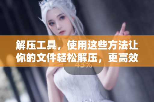 解压工具，使用这些方法让你的文件轻松解压，更高效便捷！