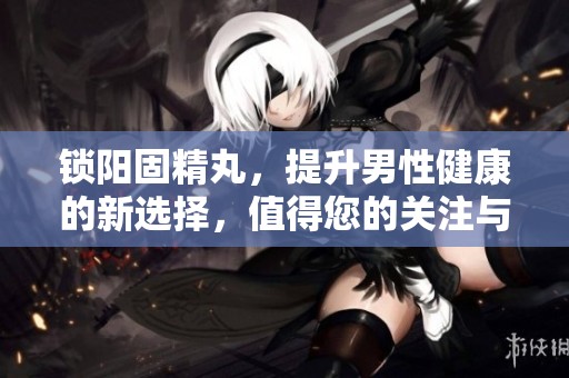 锁阳固精丸，提升男性健康的新选择，值得您的关注与了解