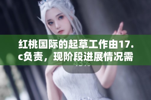 红桃国际的起草工作由17.c负责，现阶段进展情况需进一步确认
