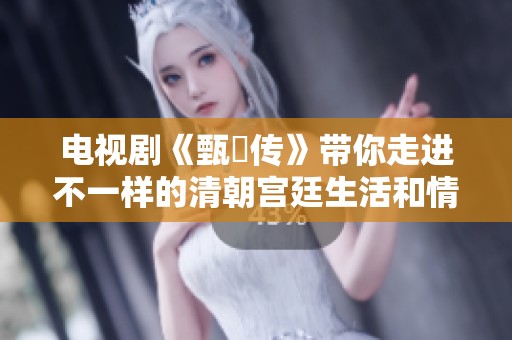 电视剧《甄嬛传》带你走进不一样的清朝宫廷生活和情感纠葛