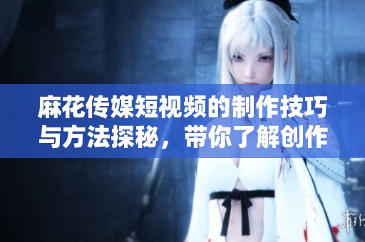 麻花传媒短视频的制作技巧与方法探秘，带你了解创作精髓