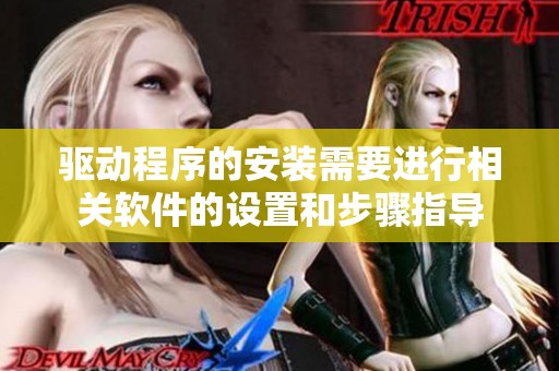 驱动程序的安装需要进行相关软件的设置和步骤指导