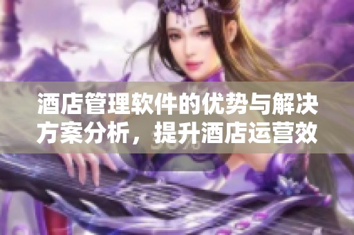 酒店管理软件的优势与解决方案分析，提升酒店运营效率的关键工具