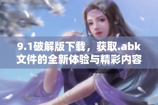 9.1破解版下载，获取.abk文件的全新体验与精彩内容