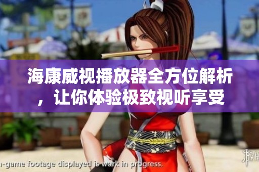 海康威视播放器全方位解析，让你体验极致视听享受