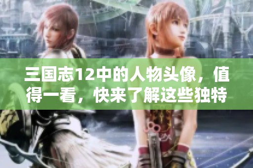三国志12中的人物头像，值得一看，快来了解这些独特的角色吧！