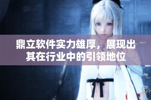 鼎立软件实力雄厚，展现出其在行业中的引领地位